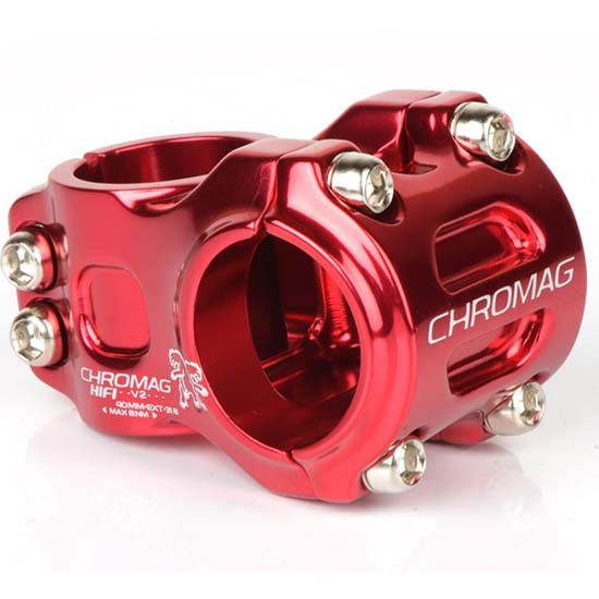 red mtb stem